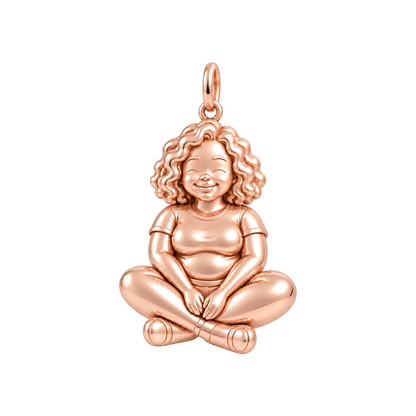 Curvy / Curly Lob / Rose Gold — Woman Charm | woman-charm-2026-09-13