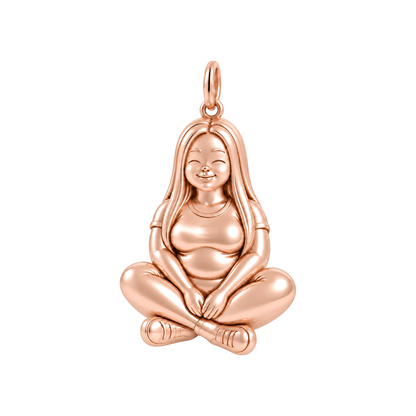 Curvy / Long Straight Hair / Rose Gold — Woman Charm | woman-charm-2026-09-13