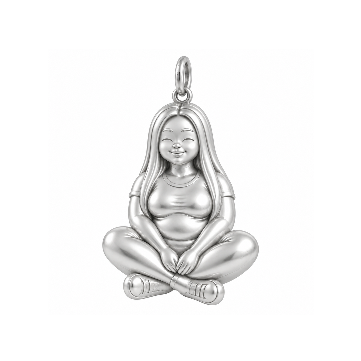 Curvy / Long Straight Hair / Silver — Woman Charm | woman-charm-2026-09-13