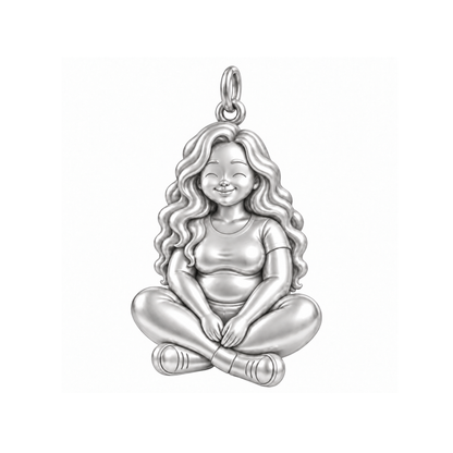 Curvy / Mermaid Waves / Silver — Woman Charm | woman-charm-2026-09-13