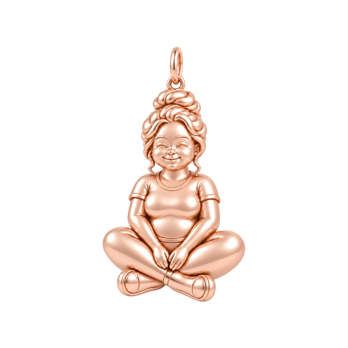 Curvy / Messy Bun / Rose Gold — Woman Charm | woman-charm-2026-09-13