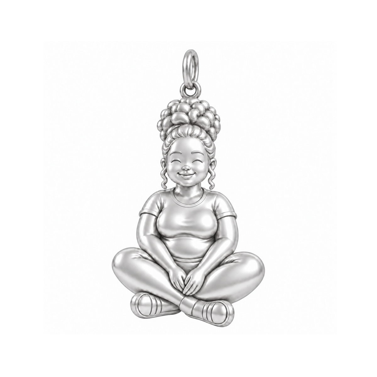 Curvy / Pineapple Updo / Silver — Woman Charm | woman-charm-2026-09-13