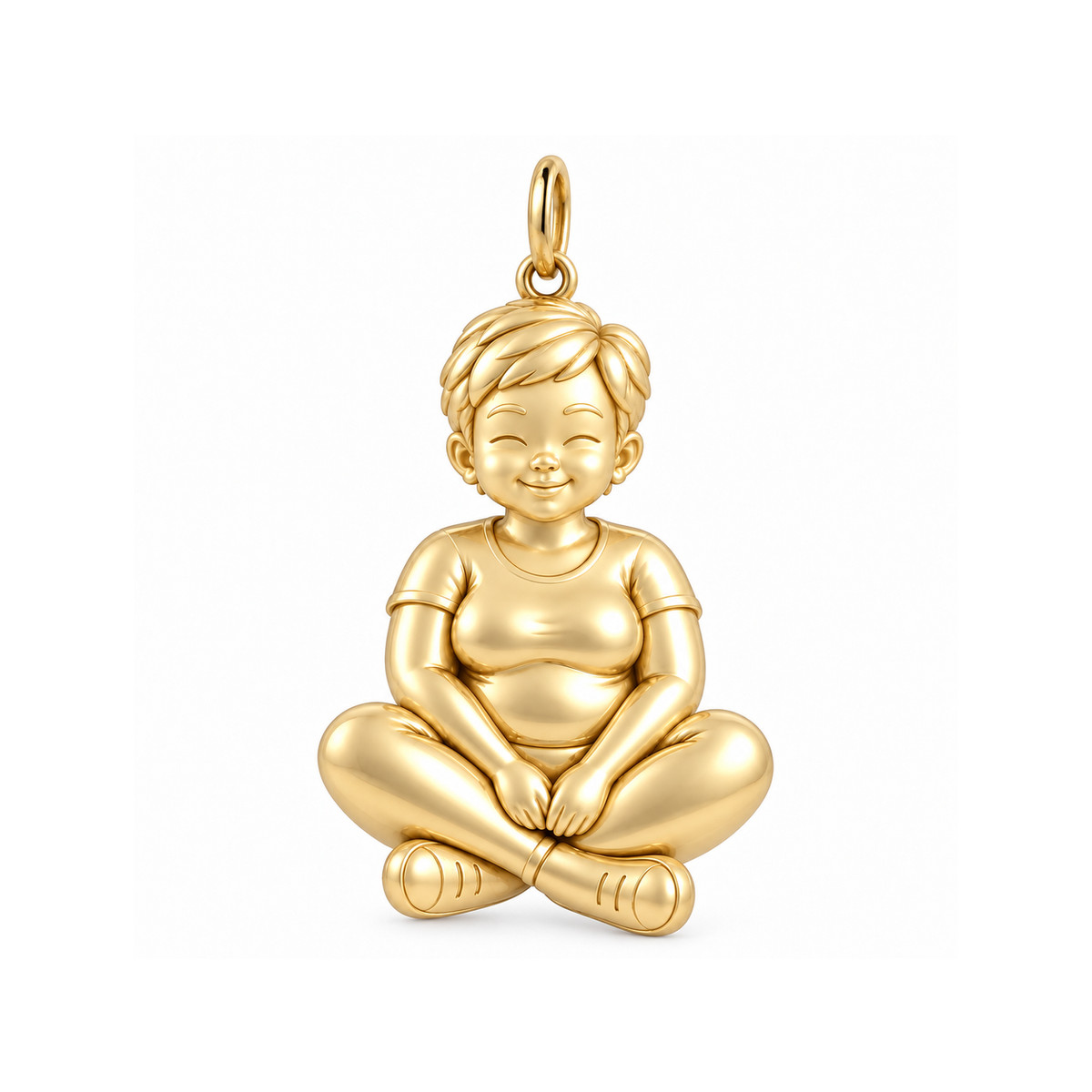 Curvy / Pixie Cut / Gold — Woman Charm | woman-charm-2026-09-13