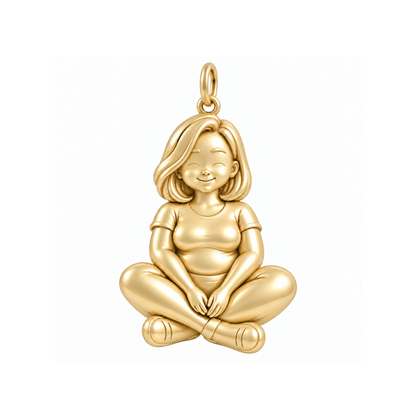 Curvy / Sleek Lob / Gold — Woman Charm | woman-charm-2026-09-13