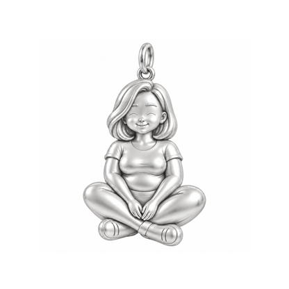 Curvy / Sleek Lob / Silver — Woman Charm | woman-charm-2026-09-13