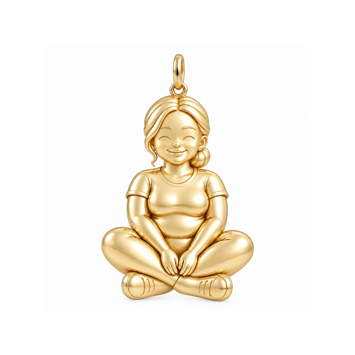Curvy / Sleek Low Bun / Gold — Woman Charm | woman-charm-2026-09-13