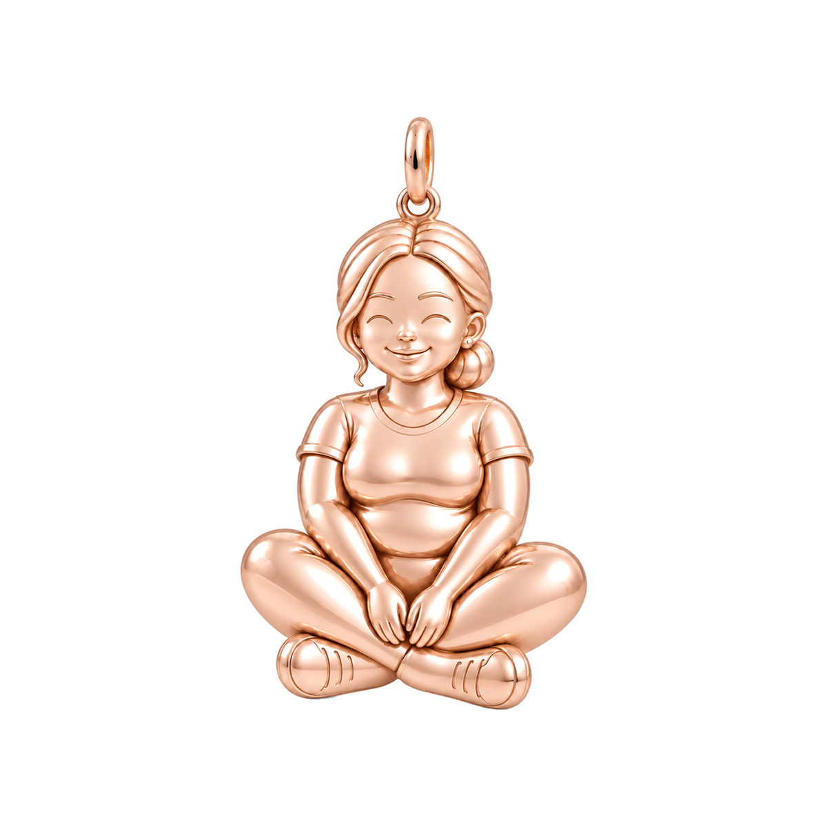 Curvy / Sleek Low Bun / Rose Gold — Woman Charm | woman-charm-2026-09-13