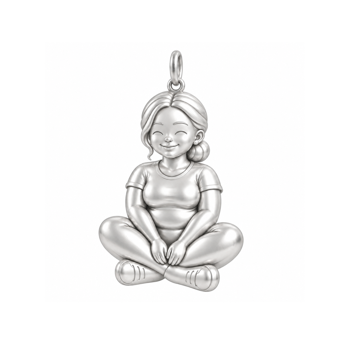 Curvy / Sleek Low Bun / Silver — Woman Charm | woman-charm-2026-09-13