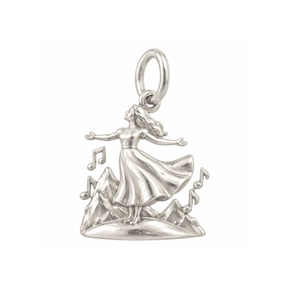 Woman on a Hill Charm — Silver — 50-works-silver-20260916-144