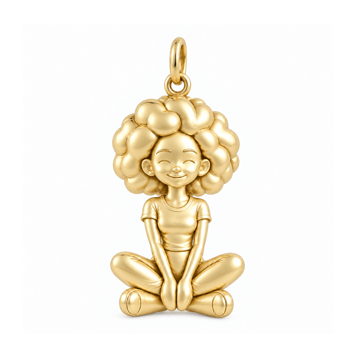 Slim / Afro / Gold — Woman Charm | woman-charm-2026-09-13