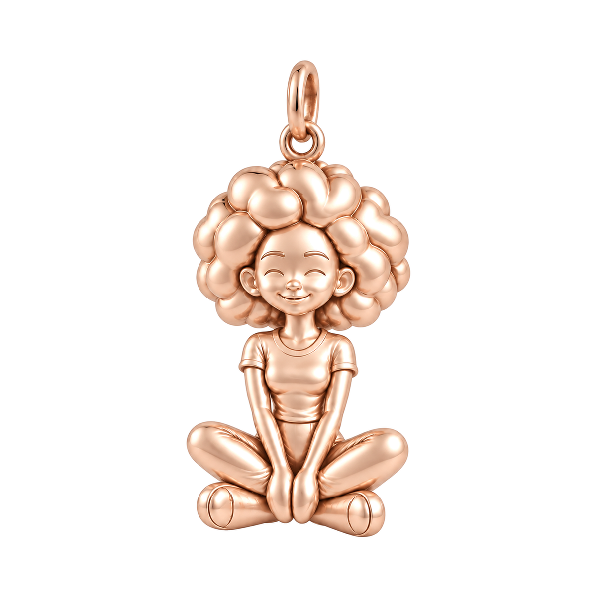 Slim / Afro / Rose Gold — Woman Charm | woman-charm-2026-09-13