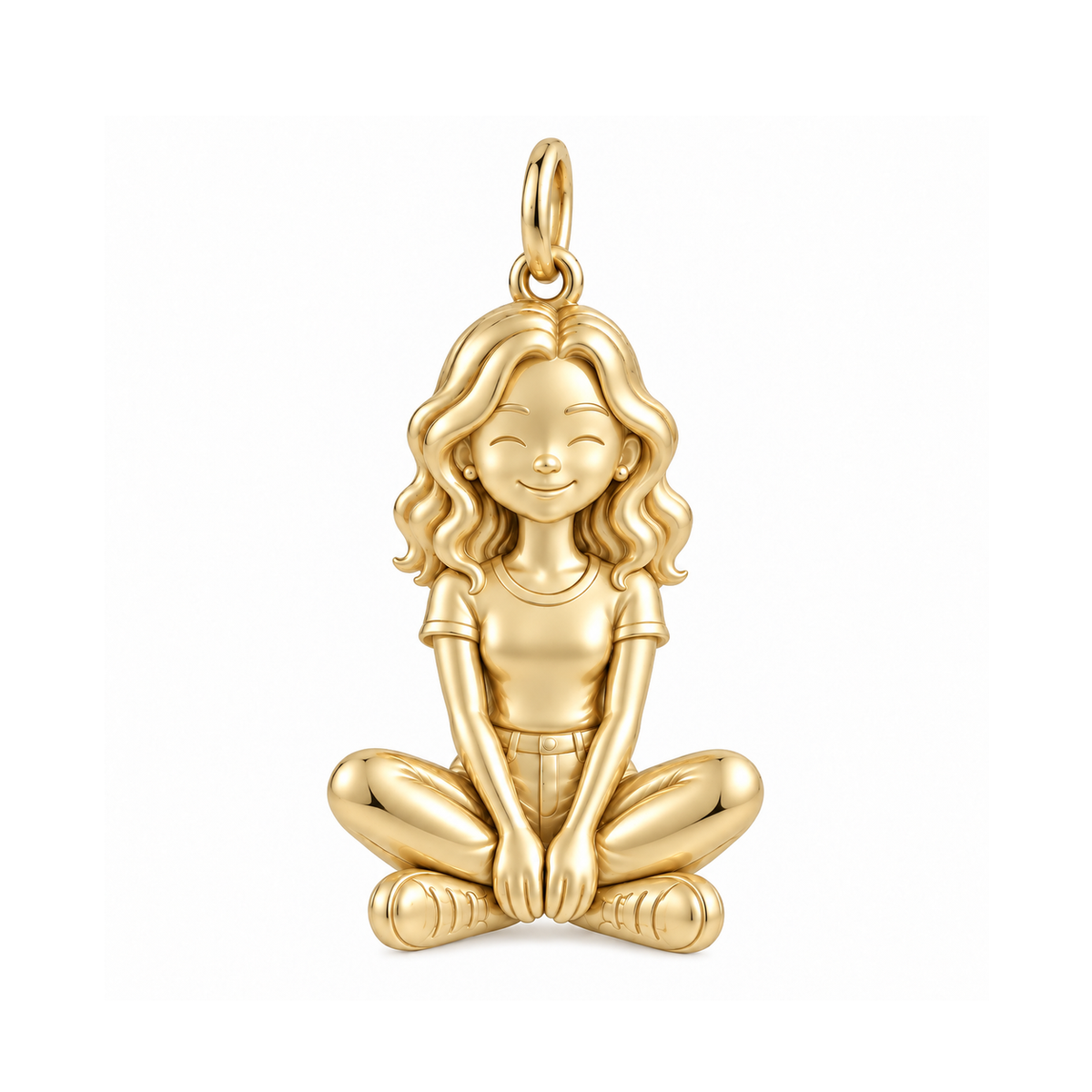 Slim / Beach Waves / Gold — Woman Charm | woman-charm-2026-09-13