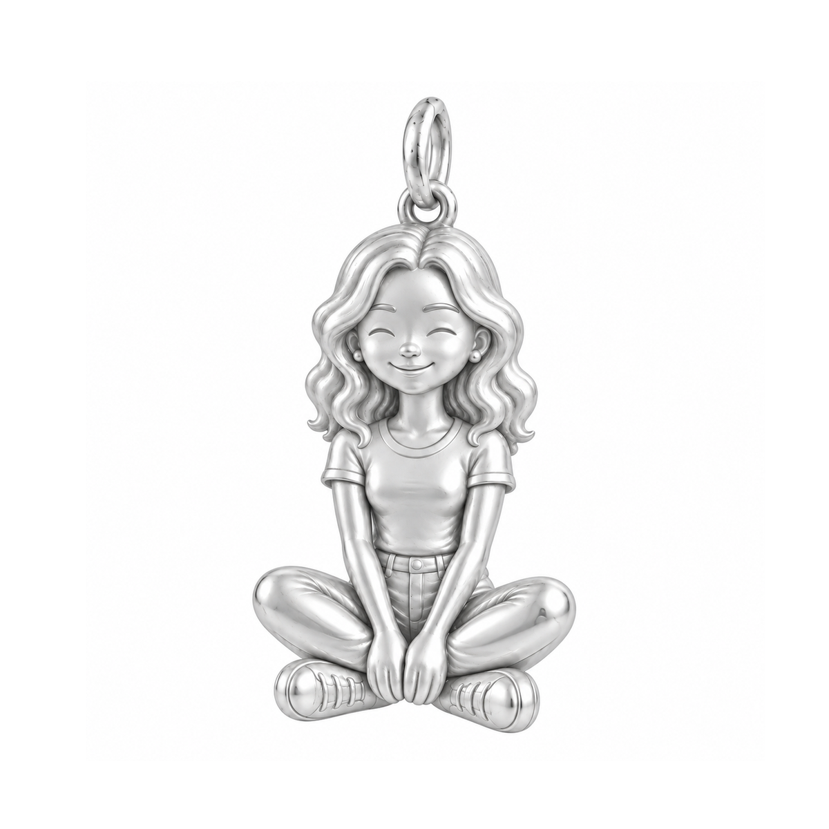 Slim / Beach Waves / Silver — Woman Charm | woman-charm-2026-09-13