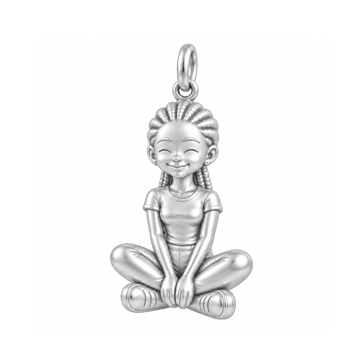 Slim / Cornrows / Silver — Woman Charm | woman-charm-2026-09-13