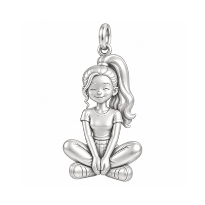 Slim / High Ponytail / Silver — Woman Charm | woman-charm-2026-09-13
