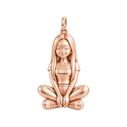 Slim / Long Straight Hair / Rose Gold — Woman Charm | woman-charm-2026-09-13