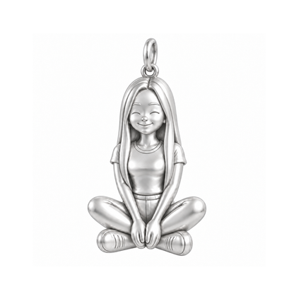 Slim / Long Straight Hair / Silver — Woman Charm | woman-charm-2026-09-13
