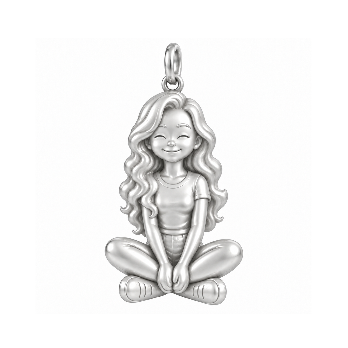 Slim / Mermaid Waves / Silver — Woman Charm | woman-charm-2026-09-13