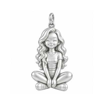 Slim / Mermaid Waves / Silver — Woman Charm | woman-charm-2026-09-13