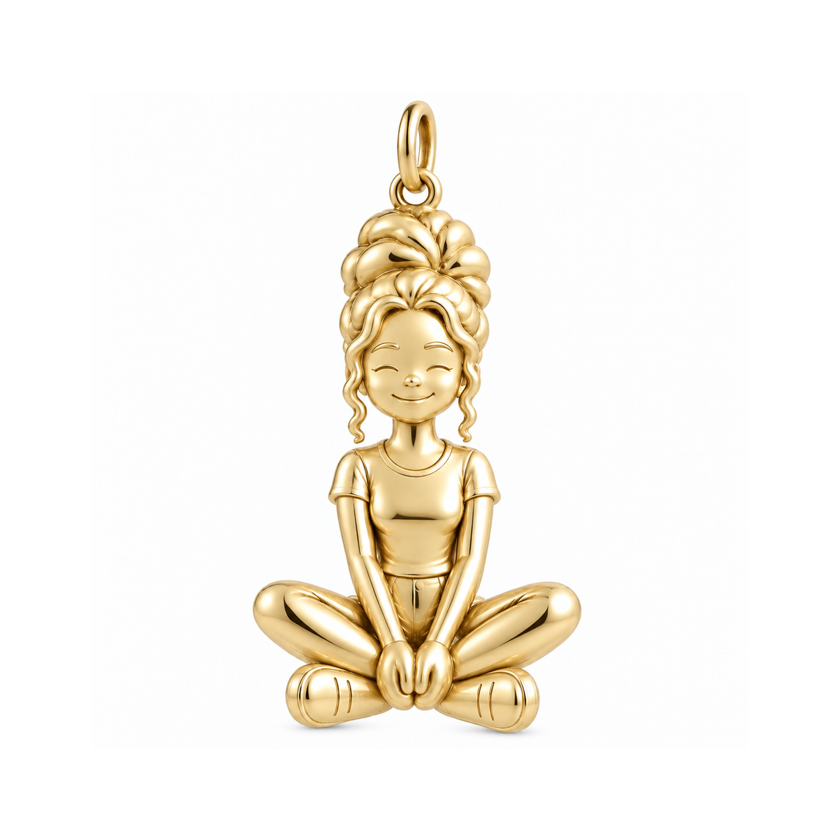 Slim / Pineapple Updo / Gold — Woman Charm | woman-charm-2026-09-13