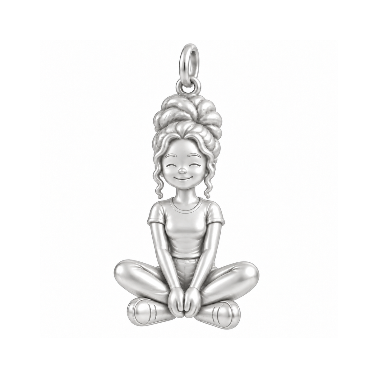 Slim / Pineapple Updo / Silver — Woman Charm | woman-charm-2026-09-13