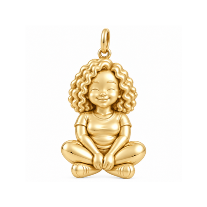 Soft / Curly Lob / Gold — Woman Charm | woman-charm-2026-09-13