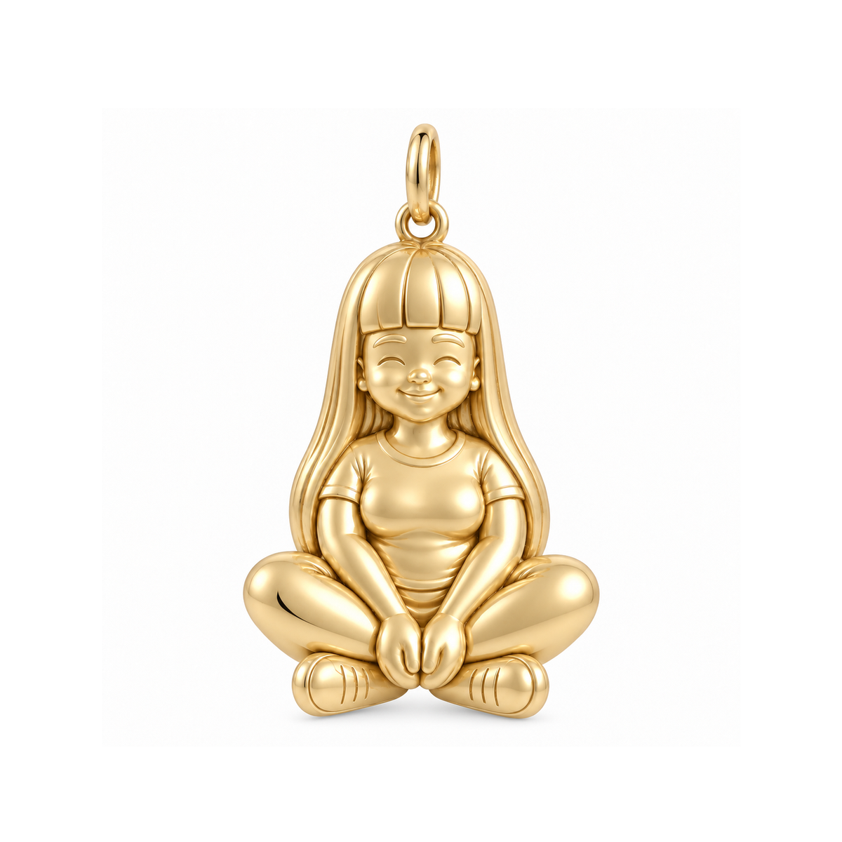 Soft / Long Blunt Bangs / Gold — Woman Charm | woman-charm-2026-09-13
