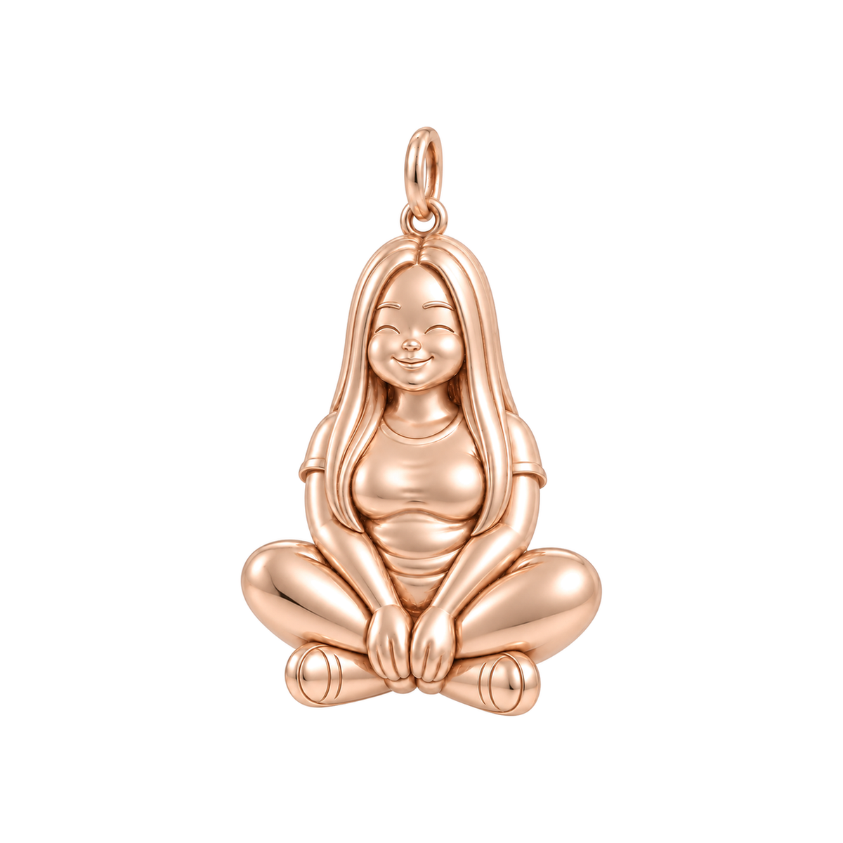 Soft / Long Straight Hair / Rose Gold — Woman Charm | woman-charm-2026-09-13