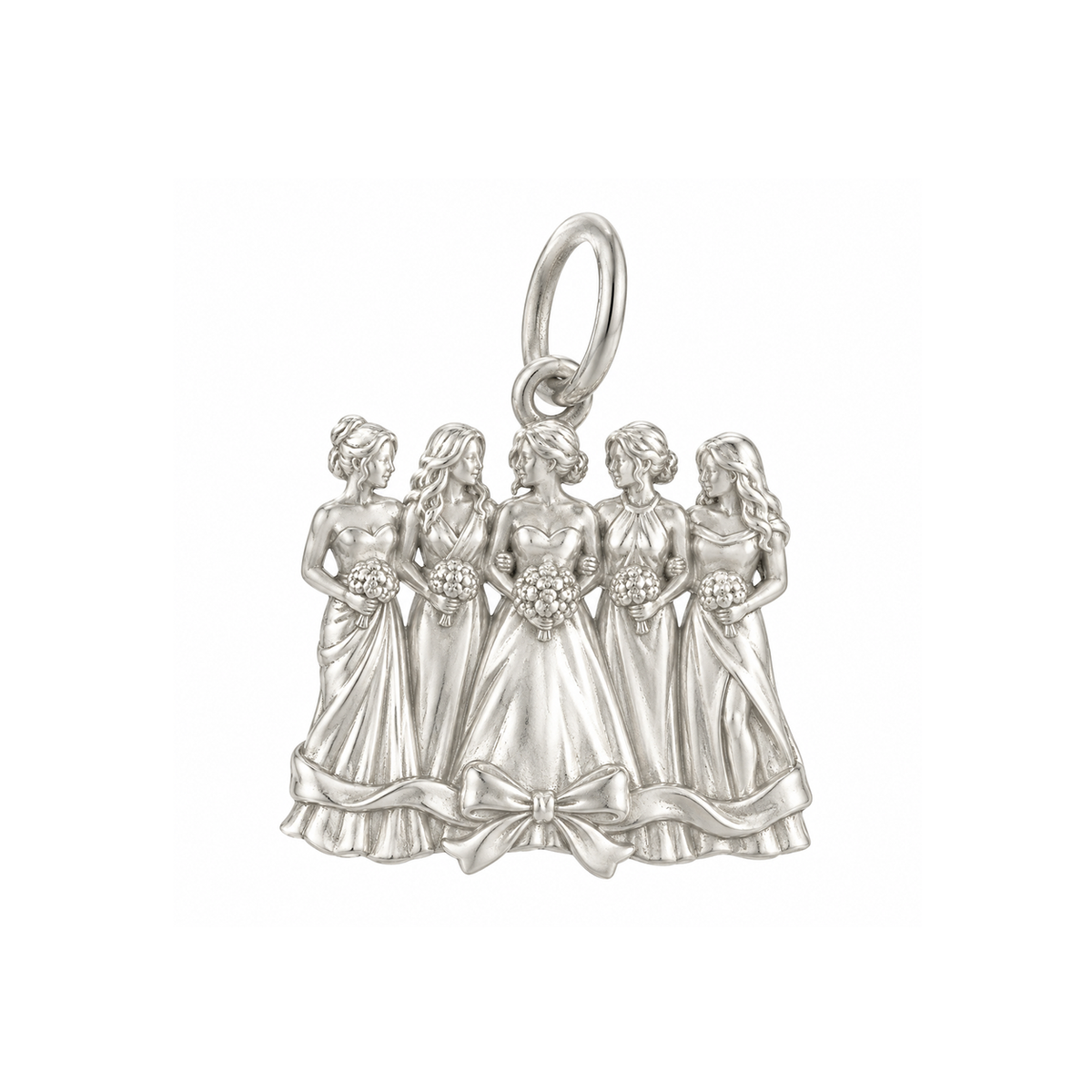 Women Holding a Dress Charm — Silver — 50-works-silver-20260916-165