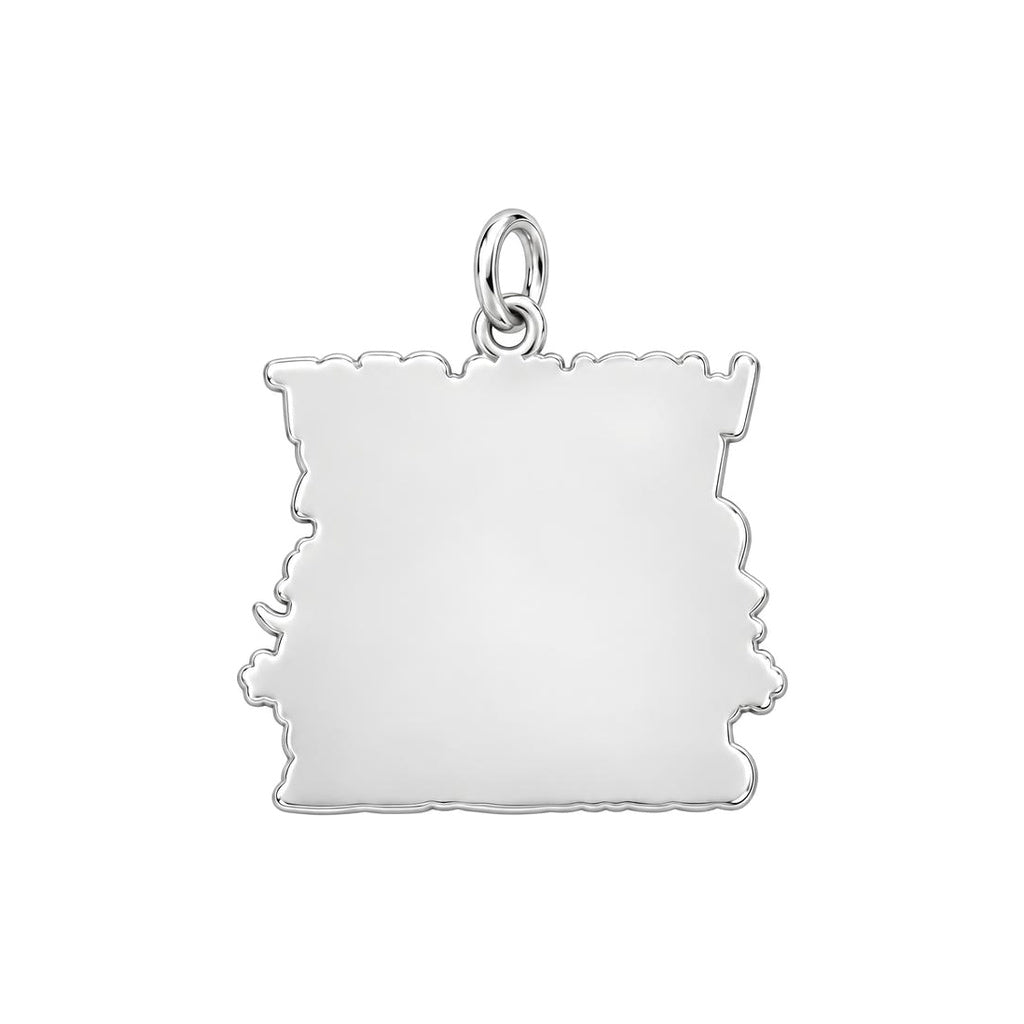 World's Best Farter Charm Bracelet – Personalized Dad Gift – back of the charm, engraving area