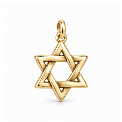 Woven Star of David Charm — Gold | charm-topics-remaining-444-2026-09-14 | topic-394