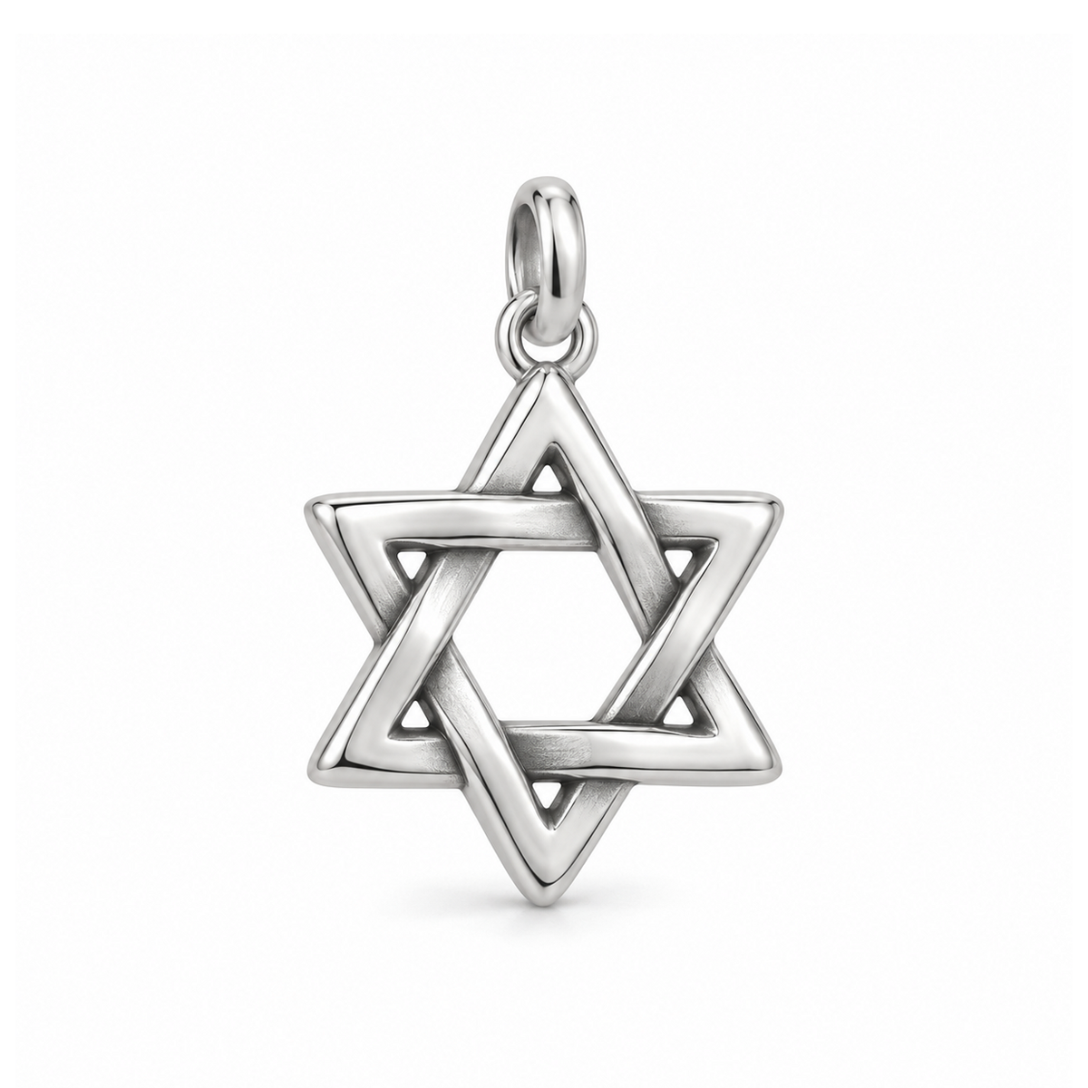 Woven Star of David Charm — Silver | charm-topics-remaining-444-2026-09-14 | topic-394