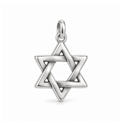 Woven Star of David Charm — Silver | charm-topics-remaining-444-2026-09-14 | topic-394