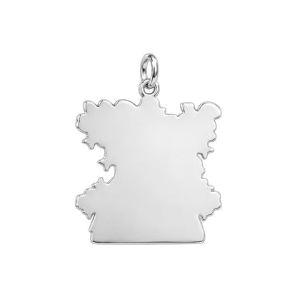 You And Me We Got This Charm Bracelet – Personalized Couple Gift – back of the charm, engraving area