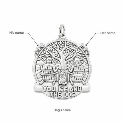 You Me and The Dog Charm Bracelet – Personalized Couple Gift – personalization guide