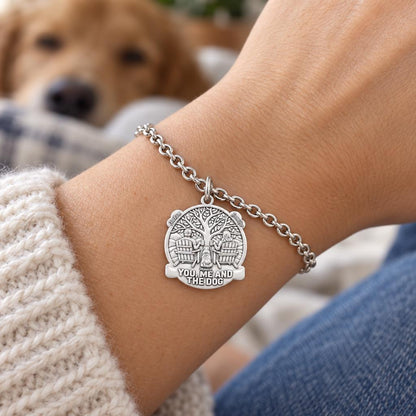 You Me and The Dog Charm Bracelet Set – worn / in use