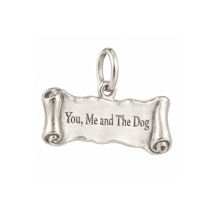 You Me and The Dog Charm | Silver | subject-30-center