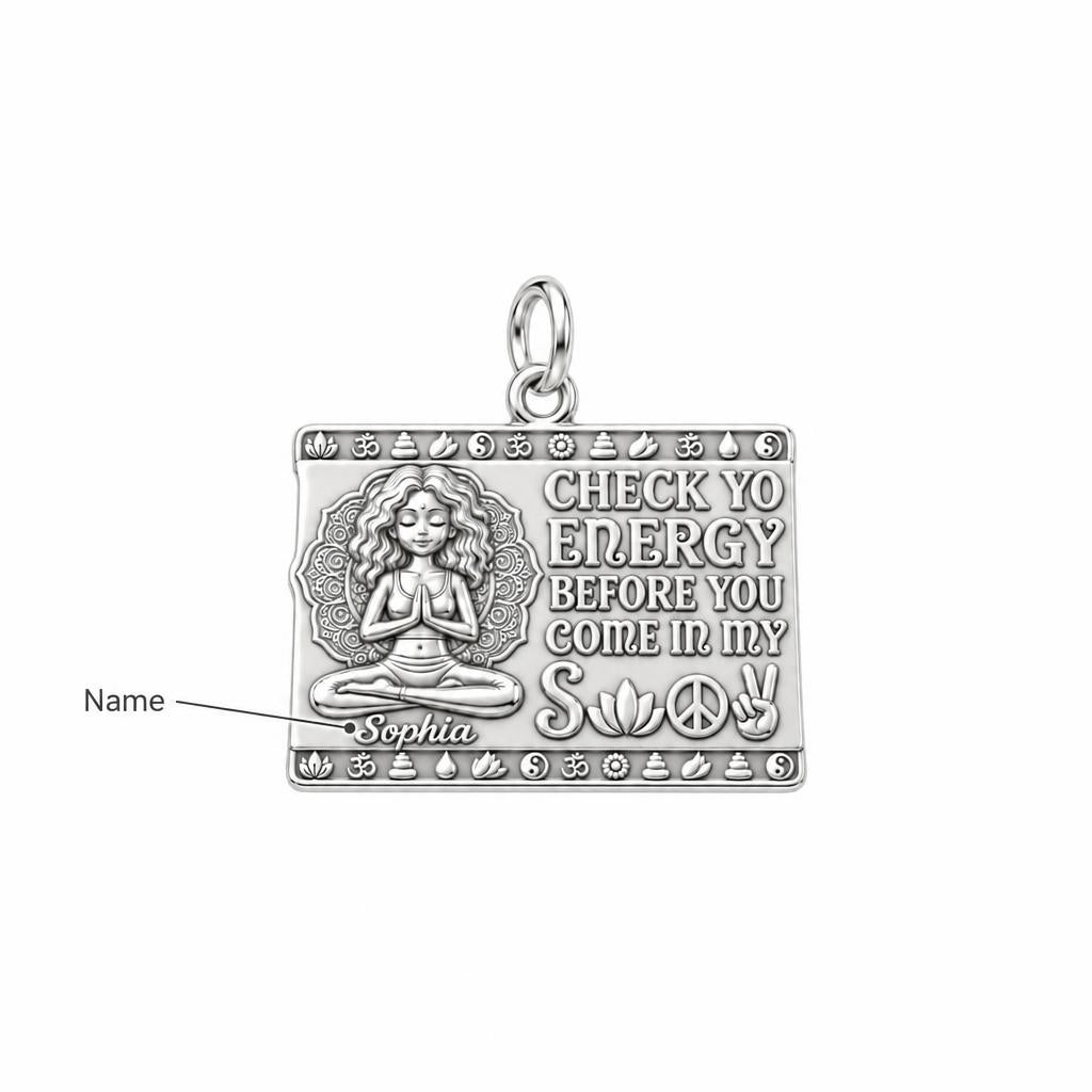 Zen Energy Yoga Charm Bracelet – Personalized Yogi Gift – personalization guide