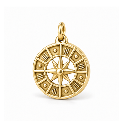 Zodiac Wheel Charm — Gold | charm-topics-remaining-444-2026-09-14 | topic-187